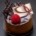 Mousse de xocolata 70% cacao amb crema d'avellana